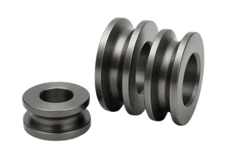 Durable tungsten carbide rolls designed for high-pressure rolling applications with exceptional wear resistance.