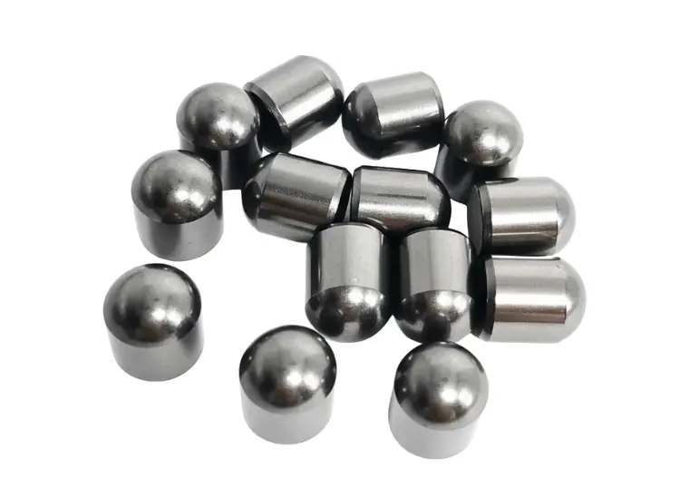 Tungsten carbide buttons for mining, deep hole drilling, tunnel boring machines, rock roller bits.