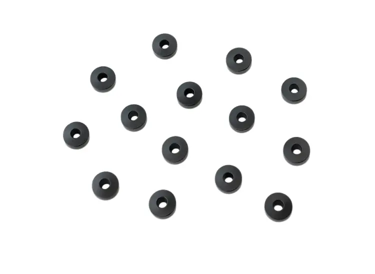 High-precision tungsten carbide flow bean used to regulate fluid flow in demanding oil and gas applications