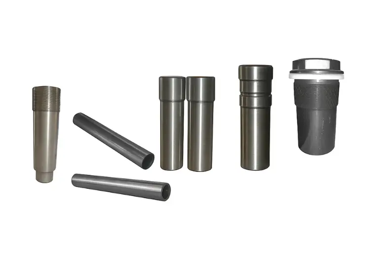Durable tungsten carbide stems and TC plugs for high-pressure flow control in the oil and gas industry.