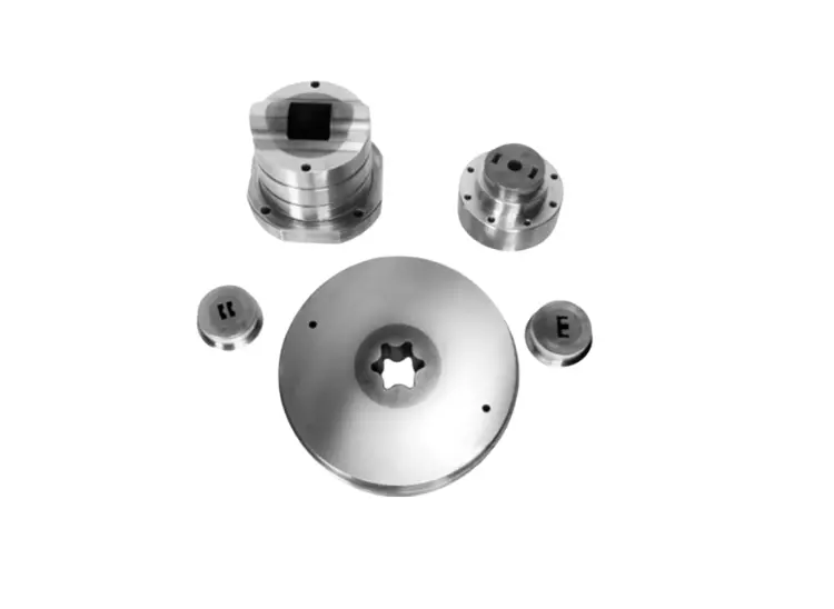 Close-up view of fine tungsten carbide powder granules, a key raw material for cemented carbide and PM tooling manufacturing.